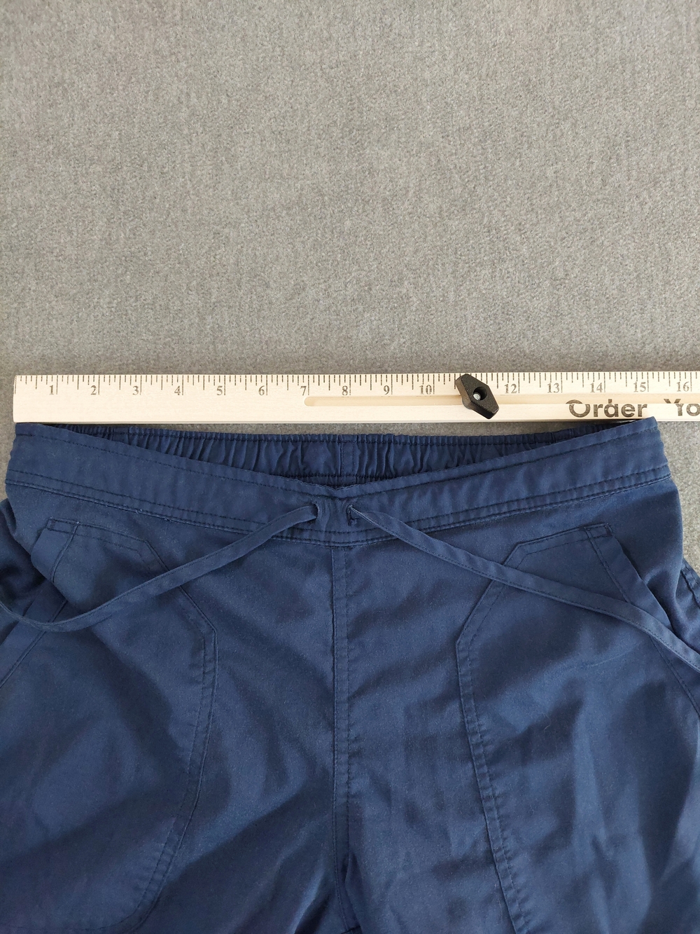 Lot of 2 Cherokee Workwear Professionals Navy Blue Scrub Pants Petite Small - Picture 3 of 10